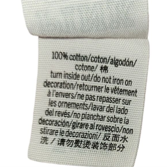 PINK Victorias Secret Pale Pink Logo Crop Long Sleeve Top Size S - Picture 10 of 11